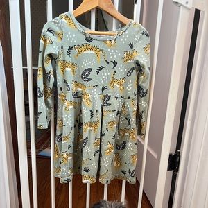 Winter Water Factory leopard dress 4T
